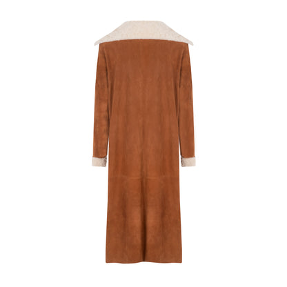 MAXI COAT SHEEP COLLAR MARIA CLARA